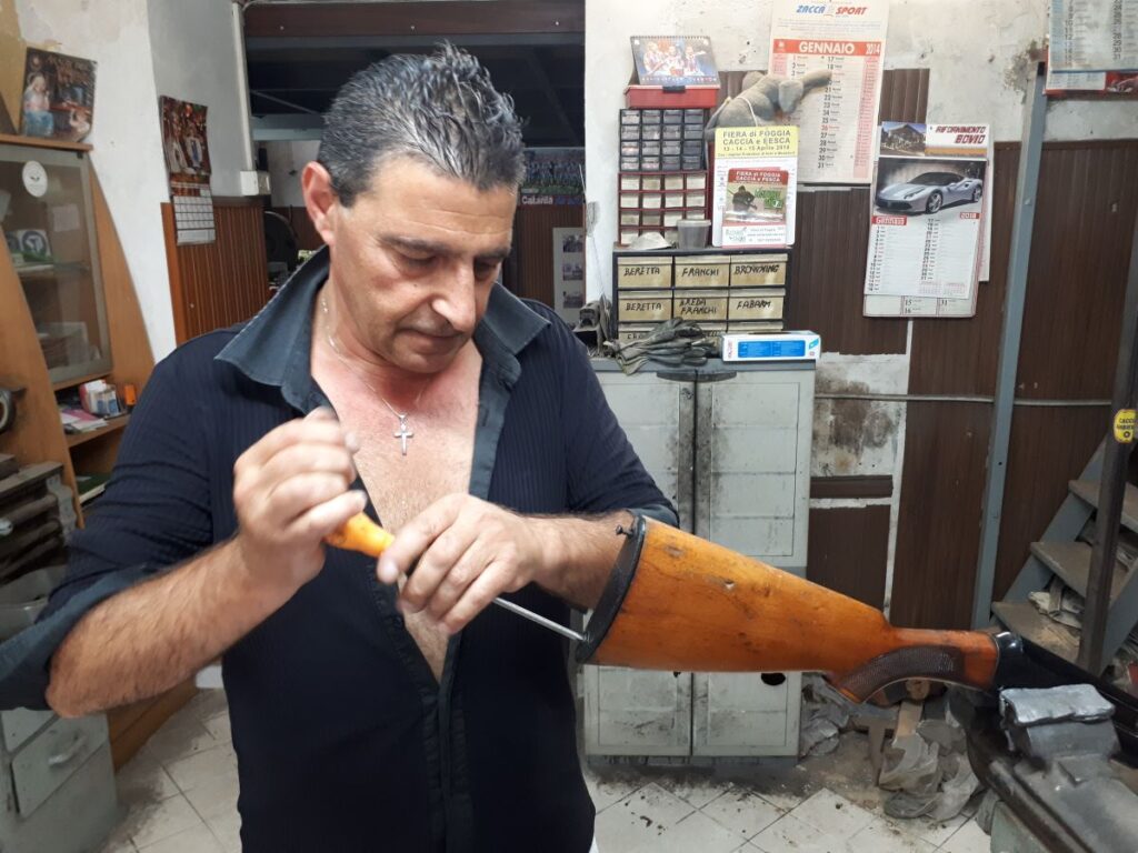 Alfio Platania, storico armaiolo di Catania