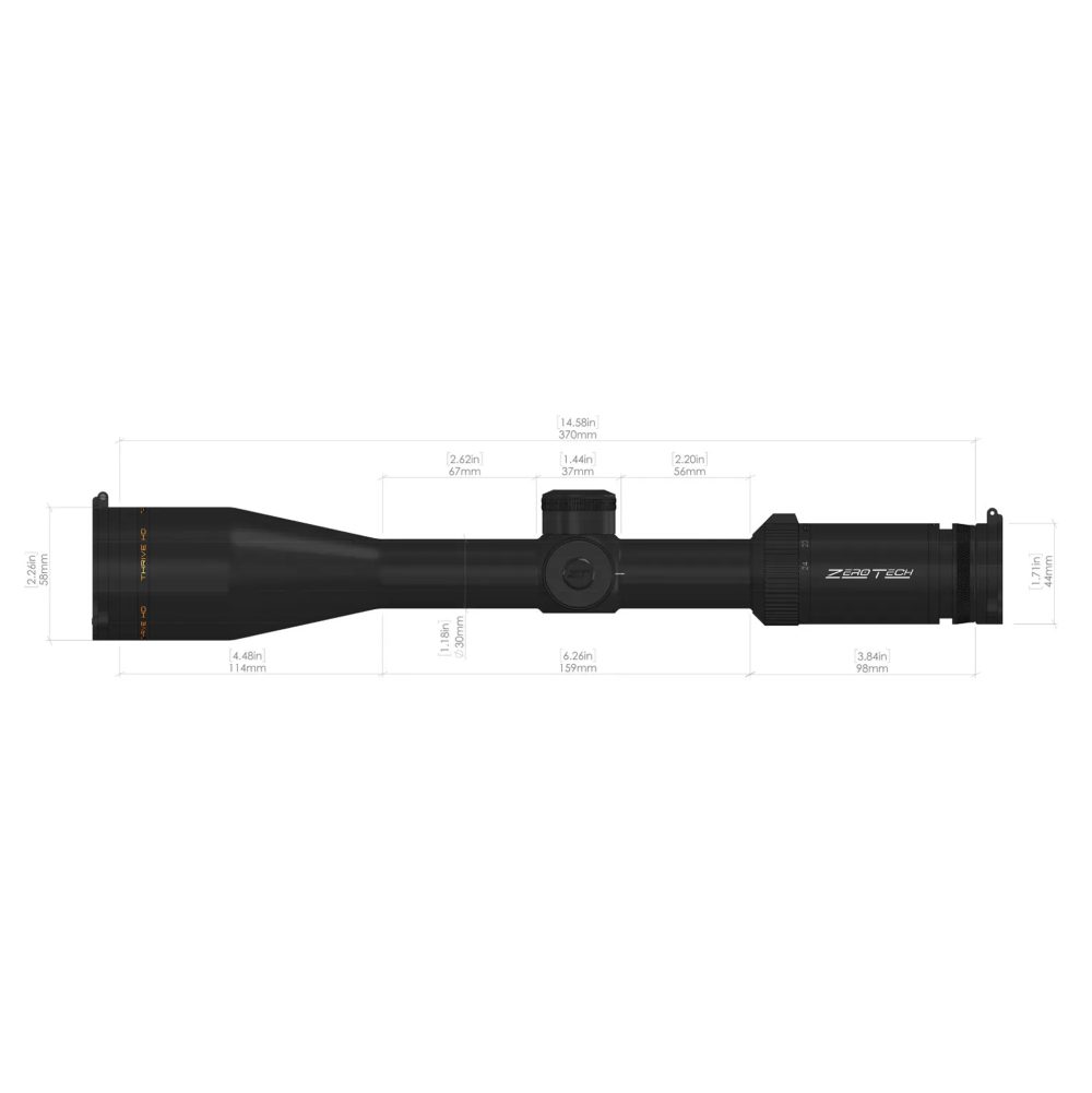 Ottica ZeroTech Thrive HD 6-24x50 Illuminato - immagine 6